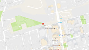 Click this map screenshot for Google maps directions to Fifth Church Toronto
